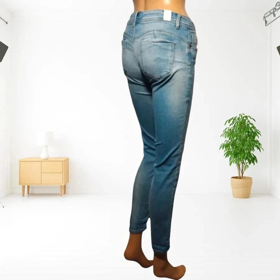 Kaporal skinny fit destroyed jeans - low waist - stretch – photo 6